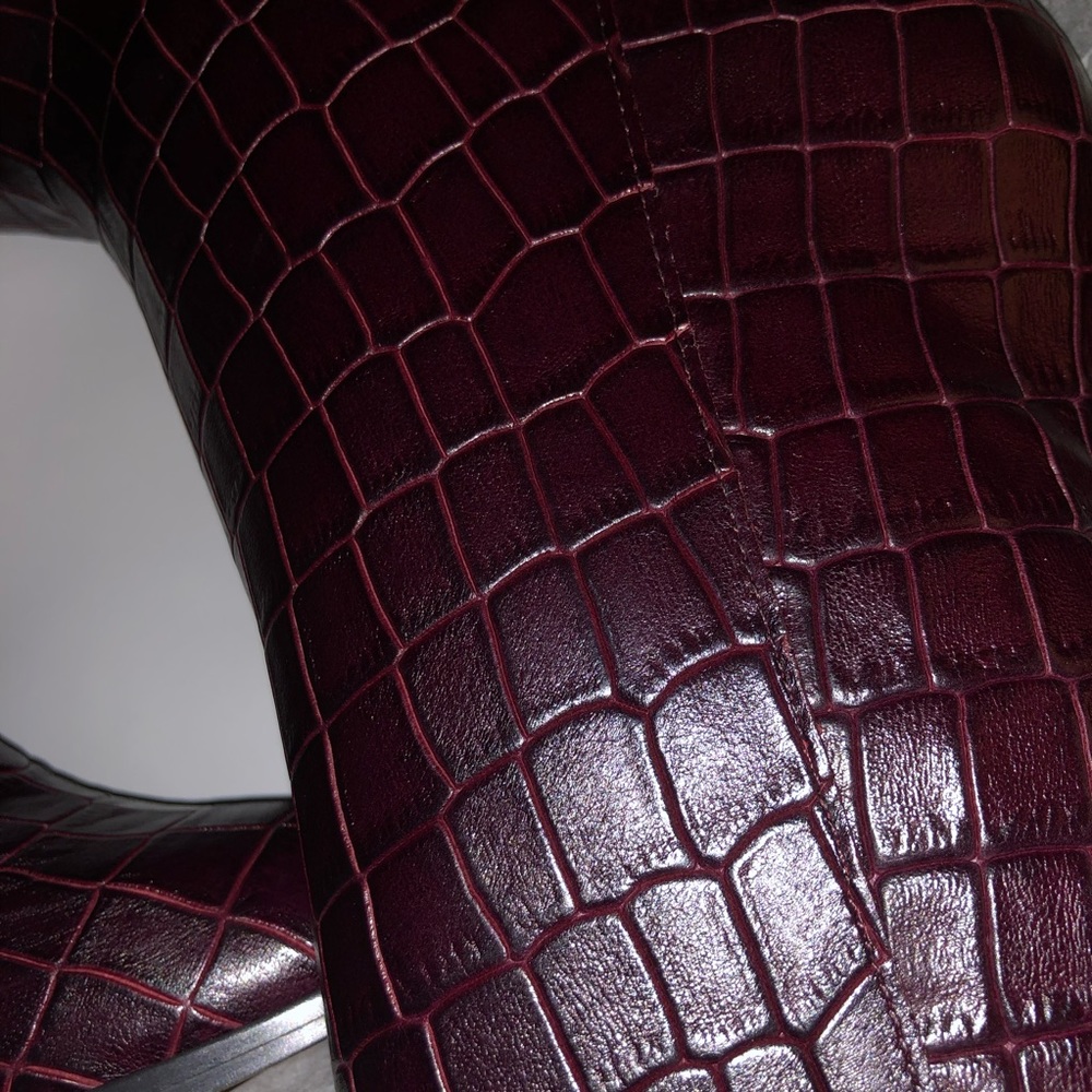 Coach Brielle Bootie in Dark Cranberry - Picture 7 of 8